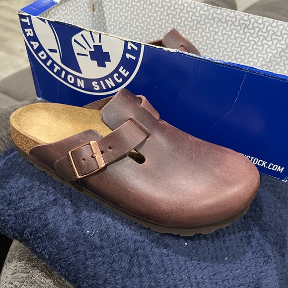 Boston Birkenstocks Habana Oil Leather size 7 BRAND NEW - Picture 4 of 5